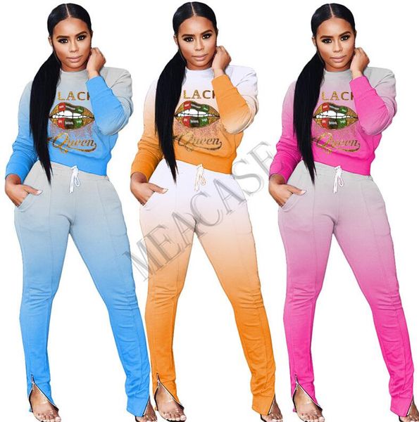 женщины губа черных костюмов queen letters пуловеры толстовка толстовка брюки outfit zipper брюки sweatsuit 2pcs gradient свитер костюм d860, White
женщины губа черных костюмов queen letters пуловеры толстовка толстовка брюки outfit zipper брюки sweatsuit 2pcs gradient свитер костюм d860, White