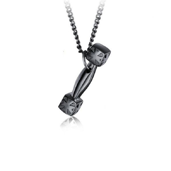 fashion charm men stainless steel dumbbell pendant necklace snake chains hip hop jewelry design gold silver black necklaces for mens gift
fashion charm men stainless steel dumbbell pendant necklace snake chains hip hop jewelry design gold silver black necklaces for mens gift