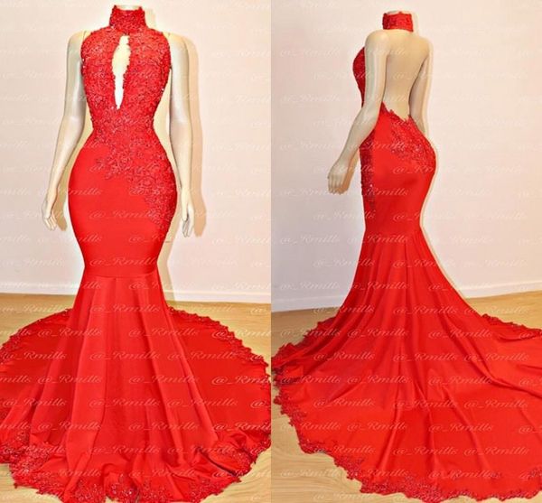 red mermaid prom dresses high jewel neck lace applique evening gowns cocktail party dresses red carpet dress formal gown ogstuff, Black
red mermaid prom dresses high jewel neck lace applique evening gowns cocktail party dresses red carpet dress formal gown ogstuff, Black