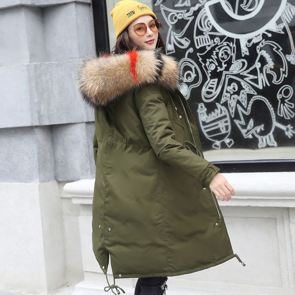 women's down & parkas 90% duck coat female winter 2021 100% natural raccoon fur collar hooded for jacket women long thick parka, Black
women's down & parkas 90% duck coat female winter 2021 100% natural raccoon fur collar hooded for jacket women long thick parka, Black
