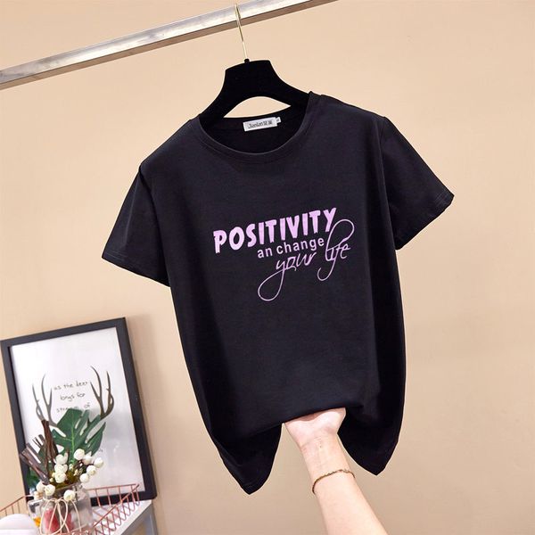 t-shirt women's cotton short-sleeved loose summer 2020 new coat home service women were thin positivity an change your life letter prin, Blue;gray
t-shirt women's cotton short-sleeved loose summer 2020 new coat home service women were thin positivity an change your life letter prin, Blue;gray