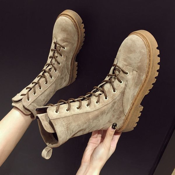 shoes women's rubber boots round toe booties ladies lace up winter footwear luxury designer boots-women rain riding rock 2020, Black
shoes women's rubber boots round toe booties ladies lace up winter footwear luxury designer boots-women rain riding rock 2020, Black