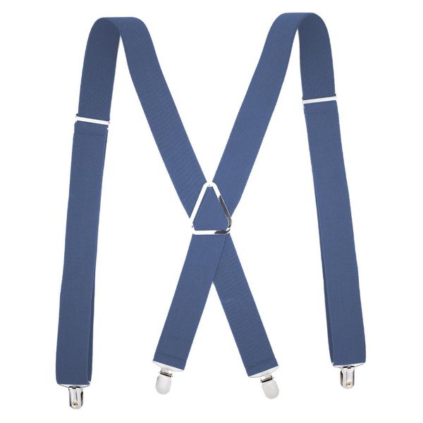 2019 new brand adjustable suspenders with 4 clips x black men's straps monochrome elastic straps, Black;white
2019 new brand adjustable suspenders with 4 clips x black men's straps monochrome elastic straps, Black;white