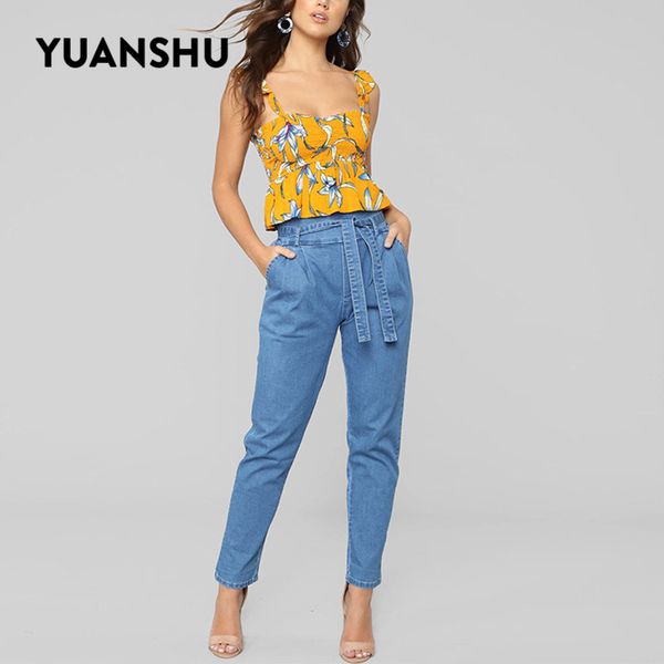 yuanshu high waist jeans women sashes pencil distressed jeans light blue washed casual trousers korean streetwear denim pants
yuanshu high waist jeans women sashes pencil distressed jeans light blue washed casual trousers korean streetwear denim pants