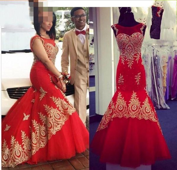 2019 new dubai red new couple fashion mermaid prom dresses sheer crew neck gold lace appliques beaded vestidos de fiesta evening gowns a13, Black
2019 new dubai red new couple fashion mermaid prom dresses sheer crew neck gold lace appliques beaded vestidos de fiesta evening gowns a13, Black