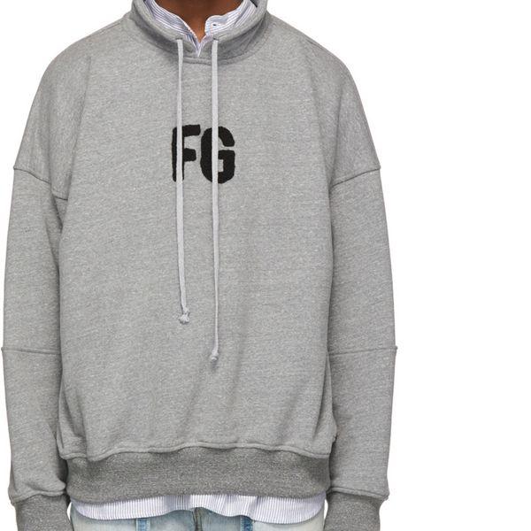 fear of god neck 'fg' printing logo sweatshirt fashion comfortable loose cotton hoodies women men's designer sweater, Black
fear of god neck 'fg' printing logo sweatshirt fashion comfortable loose cotton hoodies women men's designer sweater, Black