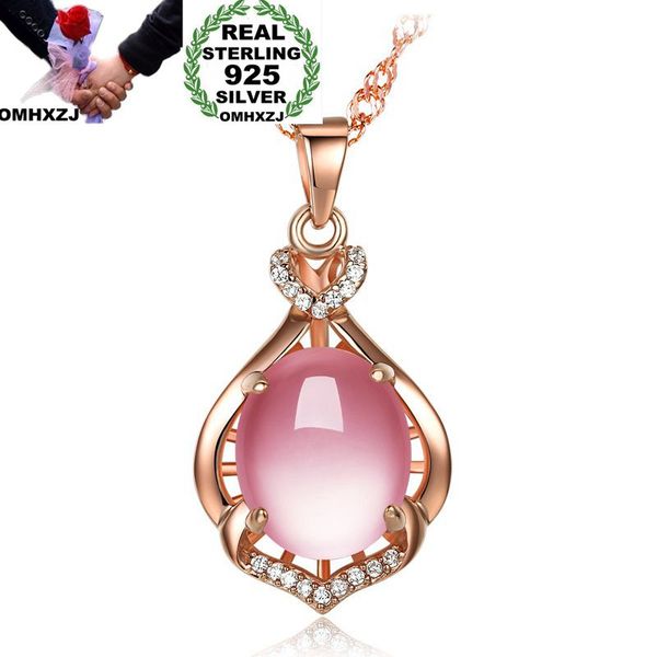 omhxzj wholesale european fashion woman girl party gift pink rose quartz zircon 925 sterling silver necklace pendant charm ca89
omhxzj wholesale european fashion woman girl party gift pink rose quartz zircon 925 sterling silver necklace pendant charm ca89