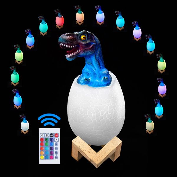2020 dinosaur night lights car furnishing articles 2019 3d dinosaur lamp and 16 colors led light with tap and remote control
2020 dinosaur night lights car furnishing articles 2019 3d dinosaur lamp and 16 colors led light with tap and remote control