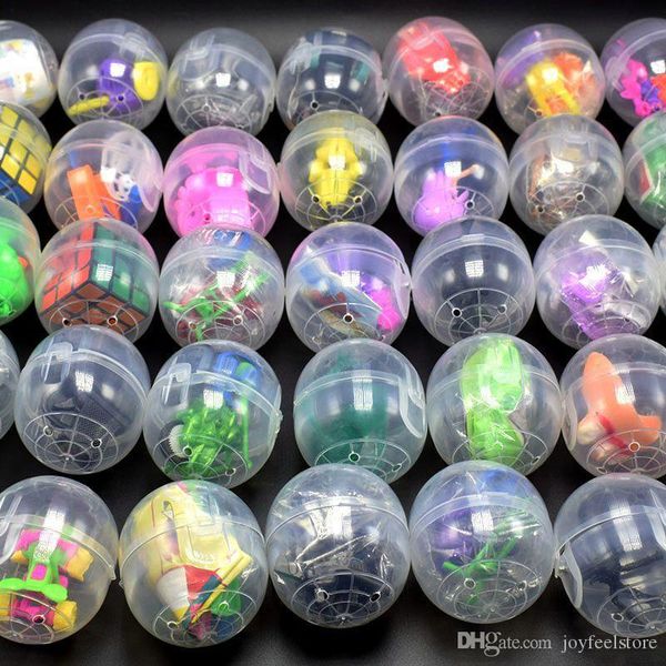 

55 мм забавные игрушки прозрачный пластиковый шар капсулы игрушка с внутри различ