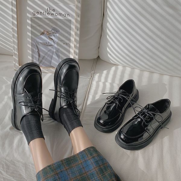 womens derby shoes all-match british style round toe black flats casual female sneakers autumn 2019 fashion women's leather
womens derby shoes all-match british style round toe black flats casual female sneakers autumn 2019 fashion women's leather