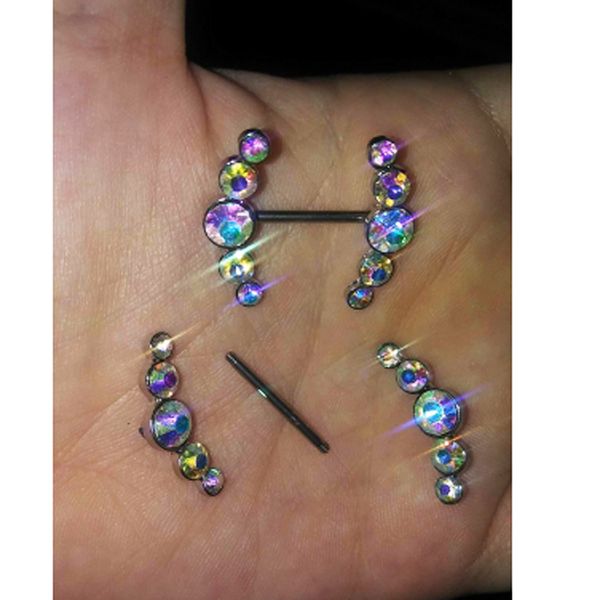bog-pair 14gsurgical сталь очаровательная cz gem ab кристалл сосков штанга кольца ясно gem сосков кольцо пирсинг украшения, Slivery;golden
bog-pair 14gsurgical сталь очаровательная cz gem ab кристалл сосков штанга кольца ясно gem сосков кольцо пирсинг украшения, Slivery;golden