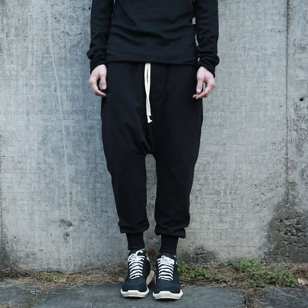 27-44 new 2018 men's clothing hair stylist alternative fashion hip hop drop-crotch pants harem pants plus size singer costumes, Black
27-44 new 2018 men's clothing hair stylist alternative fashion hip hop drop-crotch pants harem pants plus size singer costumes, Black