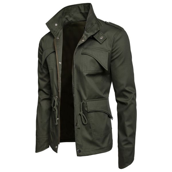 fashion-jacket solid color casual coat male jacket with pocket and strap asian size ing, Black;brown
fashion-jacket solid color casual coat male jacket with pocket and strap asian size ing, Black;brown