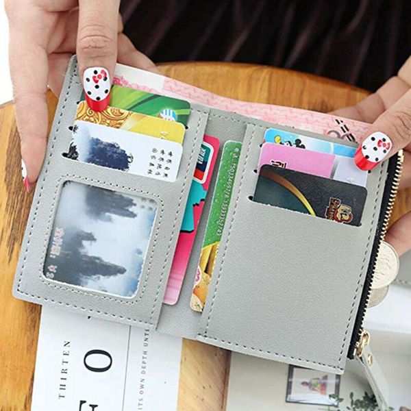 women solid cute wallet coin bag case leather simple bifold small handbag purse clutch purse card holders handbag, Red;black
women solid cute wallet coin bag case leather simple bifold small handbag purse clutch purse card holders handbag, Red;black