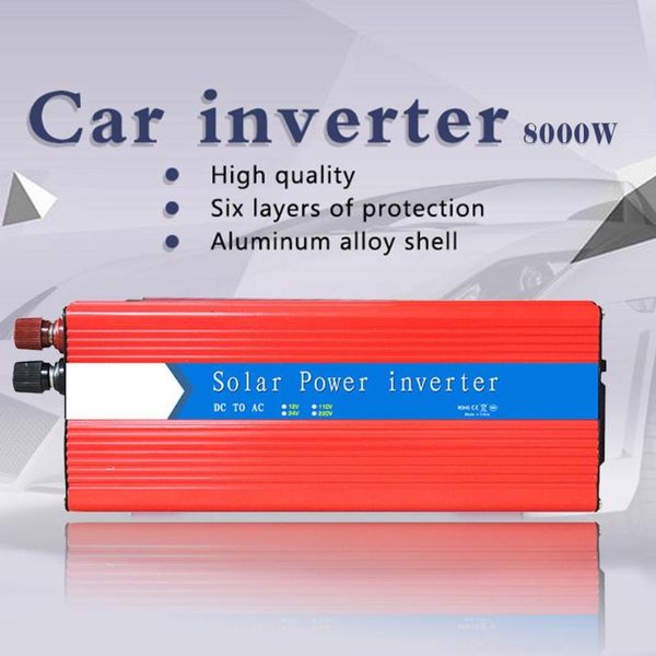 aluminum alloy 8000w car power inverter charger converter adapter 24v to ac 220v usb modified sine wave converter manual switch
aluminum alloy 8000w car power inverter charger converter adapter 24v to ac 220v usb modified sine wave converter manual switch