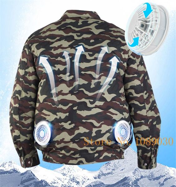 summer camouflage jackets fan cooling jacket men air conditioning cool coat outdoor sun protection jacket usb charging overalls, Black;brown
summer camouflage jackets fan cooling jacket men air conditioning cool coat outdoor sun protection jacket usb charging overalls, Black;brown