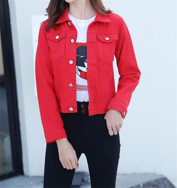 academic style of youth fashion jeans jacket and coats for women autumn candy color casual short denim jacket feminina, Black;brown
academic style of youth fashion jeans jacket and coats for women autumn candy color casual short denim jacket feminina, Black;brown
