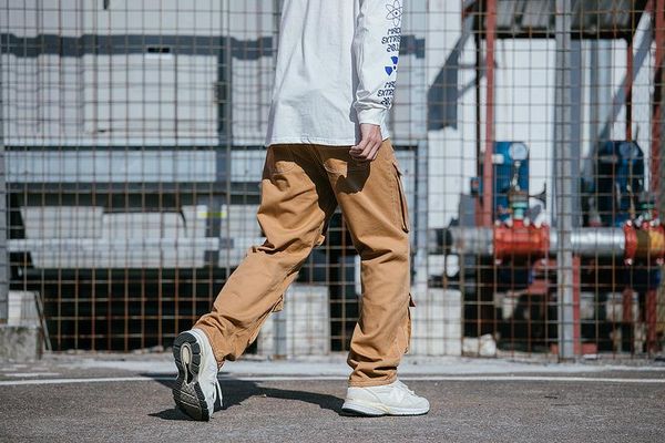 mens spring new ss19 cargo pants big pockets casual hiphop skateboard straight loose pants, Black
mens spring new ss19 cargo pants big pockets casual hiphop skateboard straight loose pants, Black