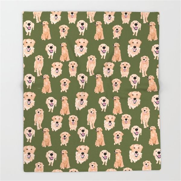 golden retriever on green blanket funny printed soft boy girl baby coral fleece blankets muti-size spring warm sofa bed sheets
golden retriever on green blanket funny printed soft boy girl baby coral fleece blankets muti-size spring warm sofa bed sheets