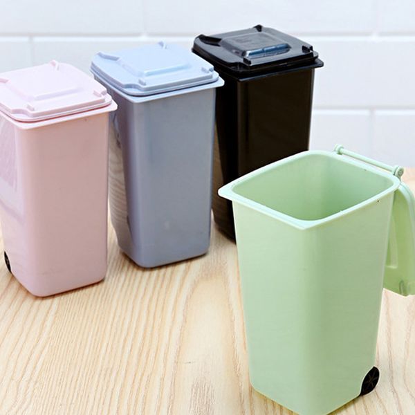 creative household office supplies wheelie mini trash can deskplastic bucket dustbin small scissors pencil mini waste bins
creative household office supplies wheelie mini trash can deskplastic bucket dustbin small scissors pencil mini waste bins