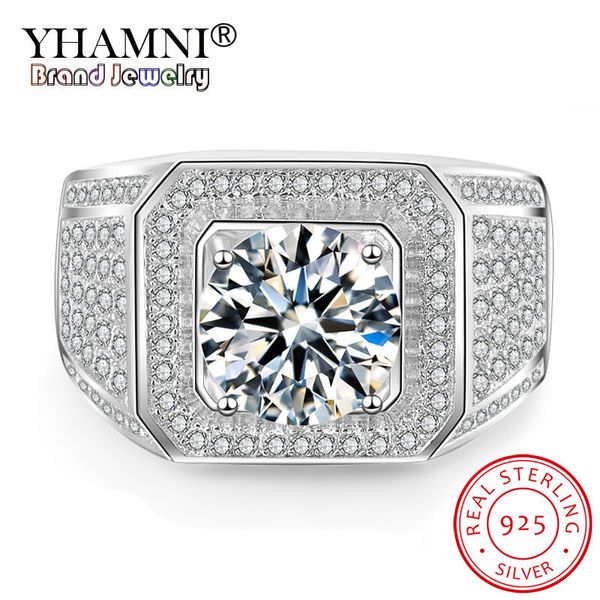 yhamni men gift fine jewelry men engagement wedding rings silver 925 jewelry big 2.0ct zirconia diamond rings for men male r225, Slivery;golden
yhamni men gift fine jewelry men engagement wedding rings silver 925 jewelry big 2.0ct zirconia diamond rings for men male r225, Slivery;golden