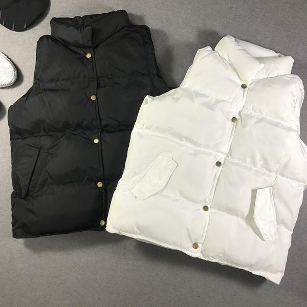 men women 19 christmas gift thick vest down vest designer winter warm down coat thick jacket pure color letter print button casual b101184l, Black;white
men women 19 christmas gift thick vest down vest designer winter warm down coat thick jacket pure color letter print button casual b101184l, Black;white