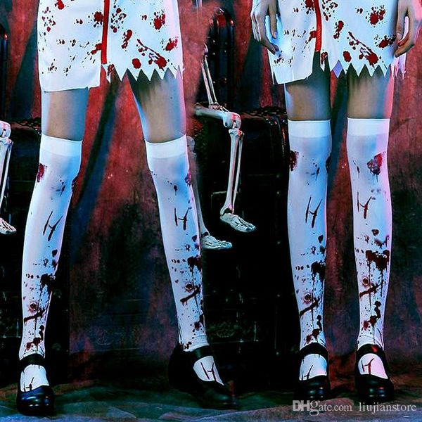 женщины платье крови длинные акции halloween party wear призрак кровавые носки женщины чулки косплей костюм аксессуары, Silver
женщины платье крови длинные акции halloween party wear призрак кровавые носки женщины чулки косплей костюм аксессуары, Silver