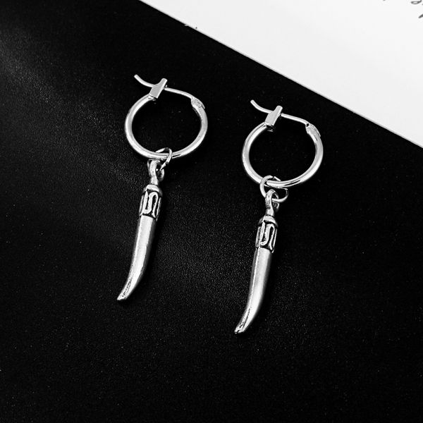 1 pair cool punk ethnic sharp rivet small hoop earrings pendant vintage silver eardrop hip hop womens hoops earrings jewelrye611, Golden;silver
1 pair cool punk ethnic sharp rivet small hoop earrings pendant vintage silver eardrop hip hop womens hoops earrings jewelrye611, Golden;silver