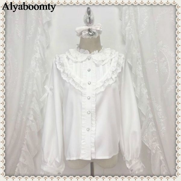 japanese preppy style autumn spring women white shirt stand collar ruffles femininos blusas cute kawaii sweet lolita girl blouse
japanese preppy style autumn spring women white shirt stand collar ruffles femininos blusas cute kawaii sweet lolita girl blouse