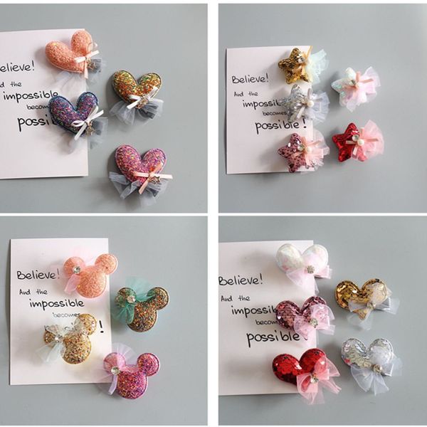 20pcs/lot fashion kids bow love heart bangs clip children accessories girls headwear color princess star cute barrette hair clip, Slivery;white
20pcs/lot fashion kids bow love heart bangs clip children accessories girls headwear color princess star cute barrette hair clip, Slivery;white
