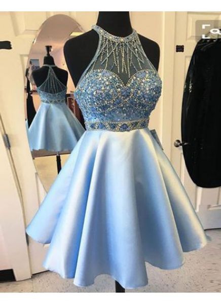 2019 new arrival crystal beaded homecoming dress sky blue short party cocktail gown mini prom evening graduatiion dresses, Blue;pink
2019 new arrival crystal beaded homecoming dress sky blue short party cocktail gown mini prom evening graduatiion dresses, Blue;pink