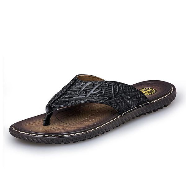 men's slippers pu leather men flip flops fretwork fashion 2019 mans sandals raised grain black slipper good
men's slippers pu leather men flip flops fretwork fashion 2019 mans sandals raised grain black slipper good