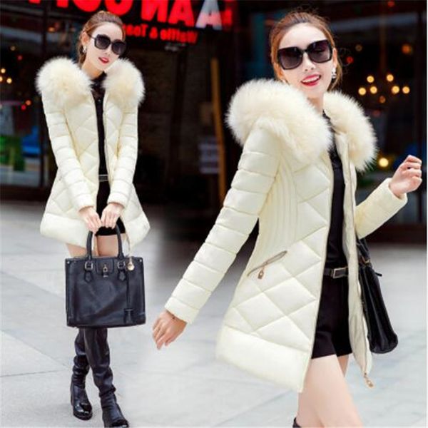 2018 korean winter latest fashion ladies warm coat thick cotton duck down jacket hooded fur collar big yards students, Black
2018 korean winter latest fashion ladies warm coat thick cotton duck down jacket hooded fur collar big yards students, Black