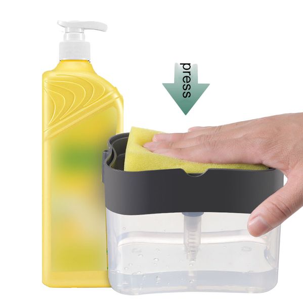 soap pump dispenser with sponge holder cleaning liquid dispenser container manual press soap organizer kitchen cleaner tool bwkf
soap pump dispenser with sponge holder cleaning liquid dispenser container manual press soap organizer kitchen cleaner tool bwkf