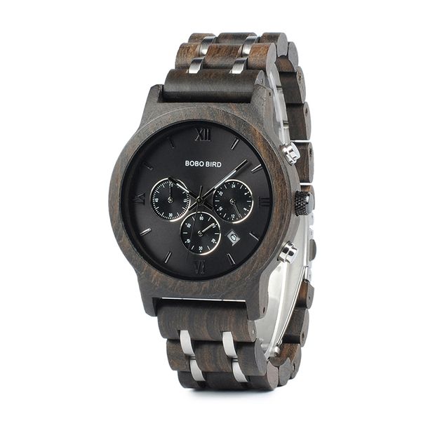 bobo bird men wooden watches new special wood and metal design luxury clock wristwatches relogio masculino timepieces b-p19, Slivery;brown
bobo bird men wooden watches new special wood and metal design luxury clock wristwatches relogio masculino timepieces b-p19, Slivery;brown