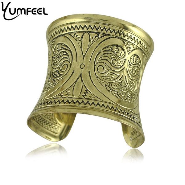 yumfeel vintage jewelry antique bronze plated big cuff bracelet bangles for woman b1419, Black
yumfeel vintage jewelry antique bronze plated big cuff bracelet bangles for woman b1419, Black