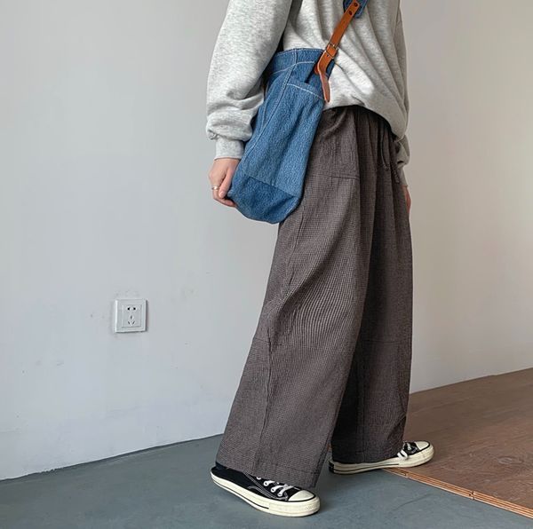 2020 spring and autumn new japanese youth popular small fine wide leg casual pants fashion straight pants gray m-xl, Black
2020 spring and autumn new japanese youth popular small fine wide leg casual pants fashion straight pants gray m-xl, Black