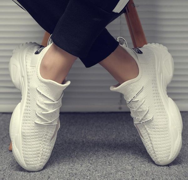 2019 est designer autumn new thick bottom trend white shoes mesh sports shoes casual old shoes, Black
2019 est designer autumn new thick bottom trend white shoes mesh sports shoes casual old shoes, Black