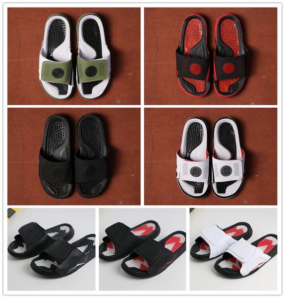 2019 new arrival hydro 9 black white green red rubber men sandals good quality summer slipper jumpman mens shoes, White;red
2019 new arrival hydro 9 black white green red rubber men sandals good quality summer slipper jumpman mens shoes, White;red