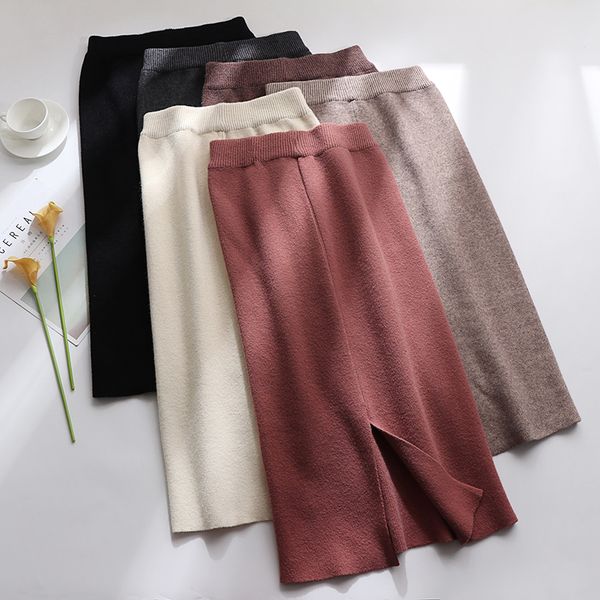 skirts womens autumn knitting cotton women korean skirt straight knit women long skirt high waist bodycon winter split skirts, Black
skirts womens autumn knitting cotton women korean skirt straight knit women long skirt high waist bodycon winter split skirts, Black