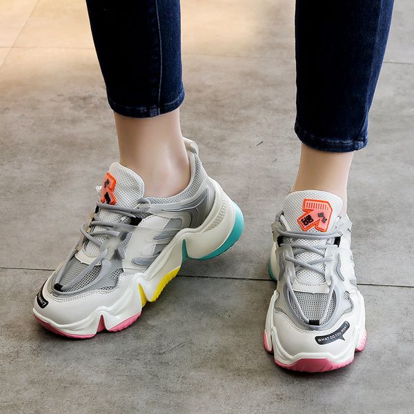 2020 summer women sneakers vulcanize breathable rainbow color fashion casuals height increasing female shoe
2020 summer women sneakers vulcanize breathable rainbow color fashion casuals height increasing female shoe