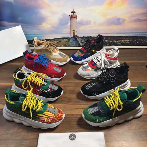 new chain reaction luxury designer shoes men women sneakers runner snow leopard black white suede leather fashion women trainers shoes 36-45
new chain reaction luxury designer shoes men women sneakers runner snow leopard black white suede leather fashion women trainers shoes 36-45