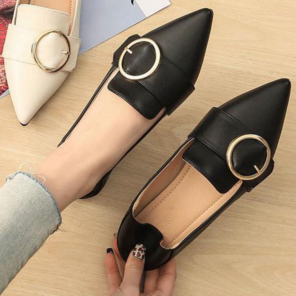 large size shoes women loafers flats slip on leather shoes pointed toe moccasins office lady footwear zapatos mujer, Black
large size shoes women loafers flats slip on leather shoes pointed toe moccasins office lady footwear zapatos mujer, Black
