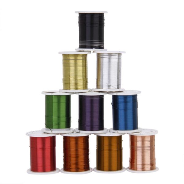 10 rolls of copper wire beading thread cord for diy jewellery making mixed color---0.3mm, Black;white
10 rolls of copper wire beading thread cord for diy jewellery making mixed color---0.3mm, Black;white