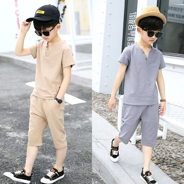 bytn7 two-piece for boys 2019 pure cotton linen thin suit short-sleeved suit clothing children's children's boys middle-aged and b
bytn7 two-piece for boys 2019 pure cotton linen thin suit short-sleeved suit clothing children's children's boys middle-aged and b