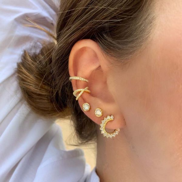 925 sterling silver no piercing 1pc criss cross x clip on cuff cz earring fashion cute girl gift minimal delicate cz earring
925 sterling silver no piercing 1pc criss cross x clip on cuff cz earring fashion cute girl gift minimal delicate cz earring