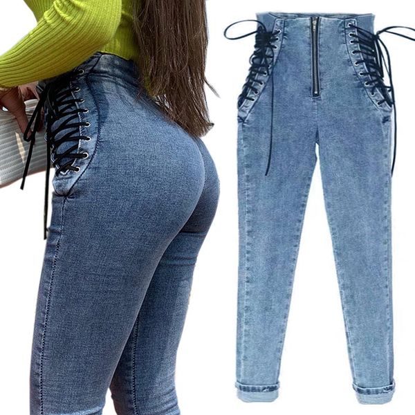 designer high waist hips tight jeans female sense europe and the united states 2020 spring and summer slim feet pants nine pants wholesale, Blue
designer high waist hips tight jeans female sense europe and the united states 2020 spring and summer slim feet pants nine pants wholesale, Blue