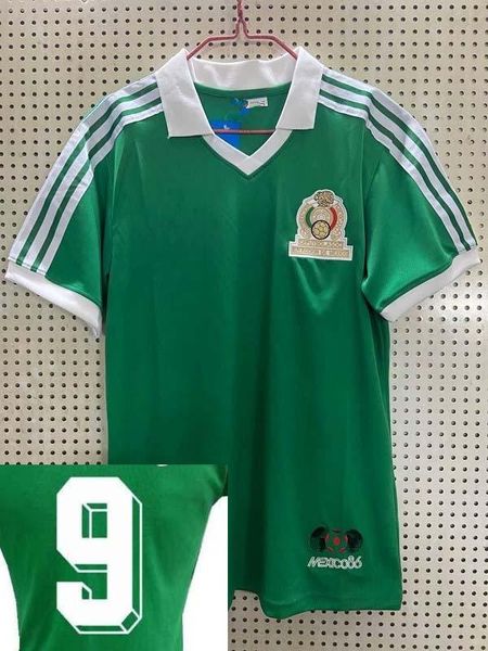 1986 mexico retro soccer jersey 86 mexico national team hugo sanchez negrete 1986 world cup classic vintage football shirt, Black
1986 mexico retro soccer jersey 86 mexico national team hugo sanchez negrete 1986 world cup classic vintage football shirt, Black