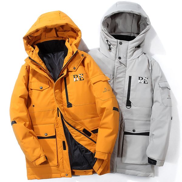 white duck down jacket winter classic hoodies thick warm snow parka men windbreaker overcoat korean casual high street duck coat, Black
white duck down jacket winter classic hoodies thick warm snow parka men windbreaker overcoat korean casual high street duck coat, Black