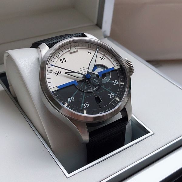 luxury men's watch fine mechanical watch 316 stainless steel case sapphire glass mirror casual leather pin buckle strap with box x62, Slivery;brown
luxury men's watch fine mechanical watch 316 stainless steel case sapphire glass mirror casual leather pin buckle strap with box x62, Slivery;brown